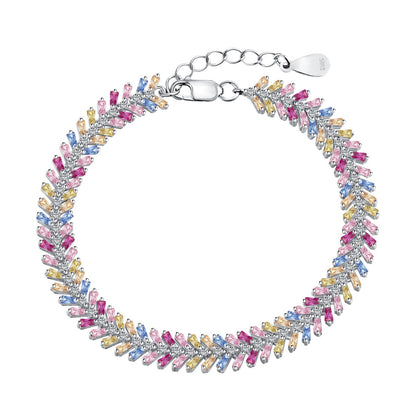 [ELAN LUXE]Dainty Radiant Emerald Cut Daily Bracelet