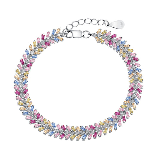 [ELAN LUXE]Dainty Radiant Emerald Cut Daily Bracelet