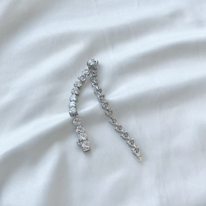 [ELAN LUXE]0.75 Carat Elegant Romantic Heart Shape Lover Bracelet