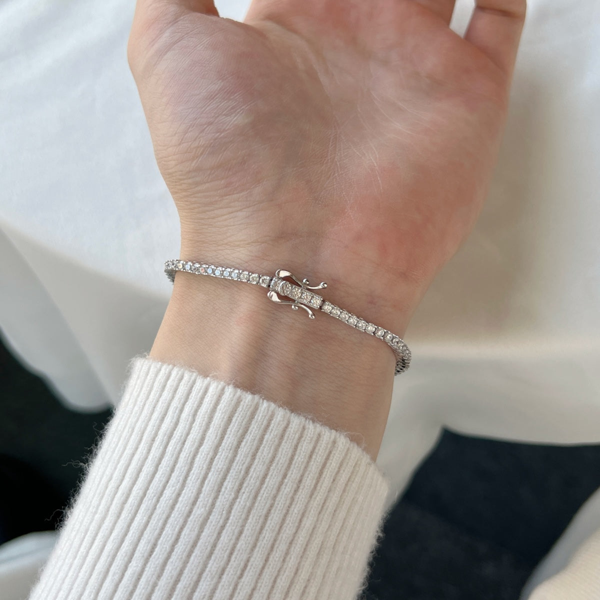 [ELAN LUXE]Dazzling Exquisite Round Cut Daily Bracelet