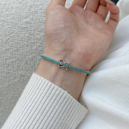 [ELAN LUXE]Dazzling Exquisite Round Cut Daily Bracelet