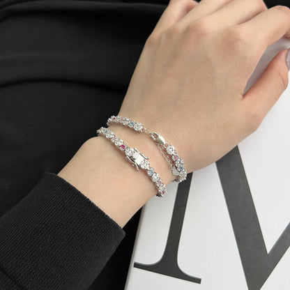 [ELAN LUXE]Dazzling Radiant Multi Cut Daily Bracelet