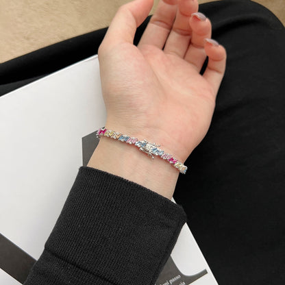 [ELAN LUXE]Ornate Sparkling Multi Cut Party Bracelet