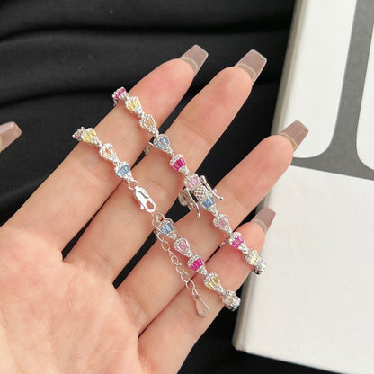 [ELAN LUXE]Radiant Water Drop Shape Daily Bracelet