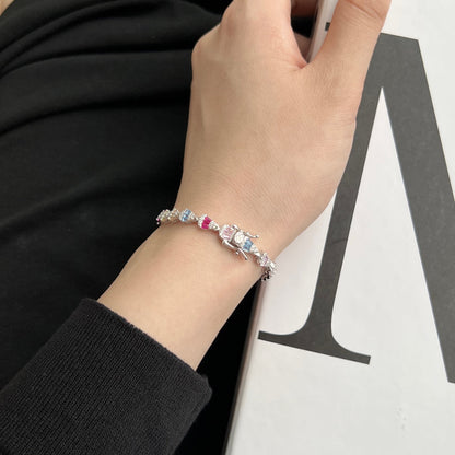 [ELAN LUXE]Radiant Water Drop Shape Daily Bracelet