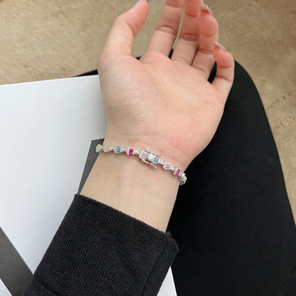[ELAN LUXE]Radiant Water Drop Shape Daily Bracelet