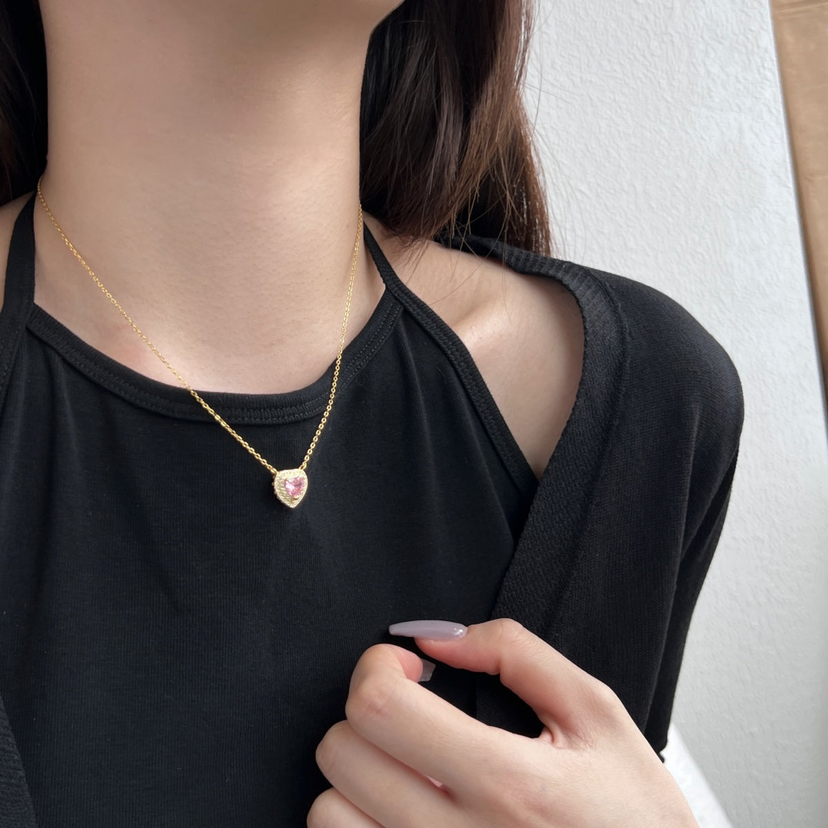 [ELAN LUXE]Exquisite Heart Shape Necklace