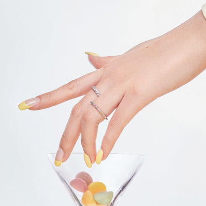 [ELAN LUXE]Dainty Ebullient Round Cut Daily Ring