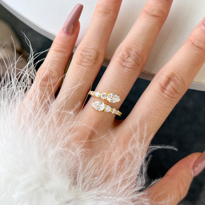 [ELAN LUXE]Delicate Lively Snake Shape Daily Ring