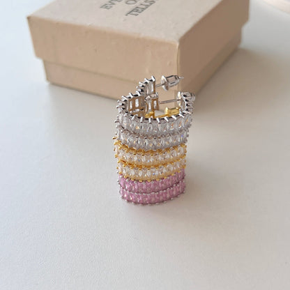 [ELAN LUXE]Radiant Heart Cutout Earrings