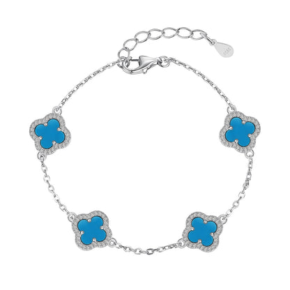 [ELAN LUXE]Four-Leaf Clover Exquisite Bracelet