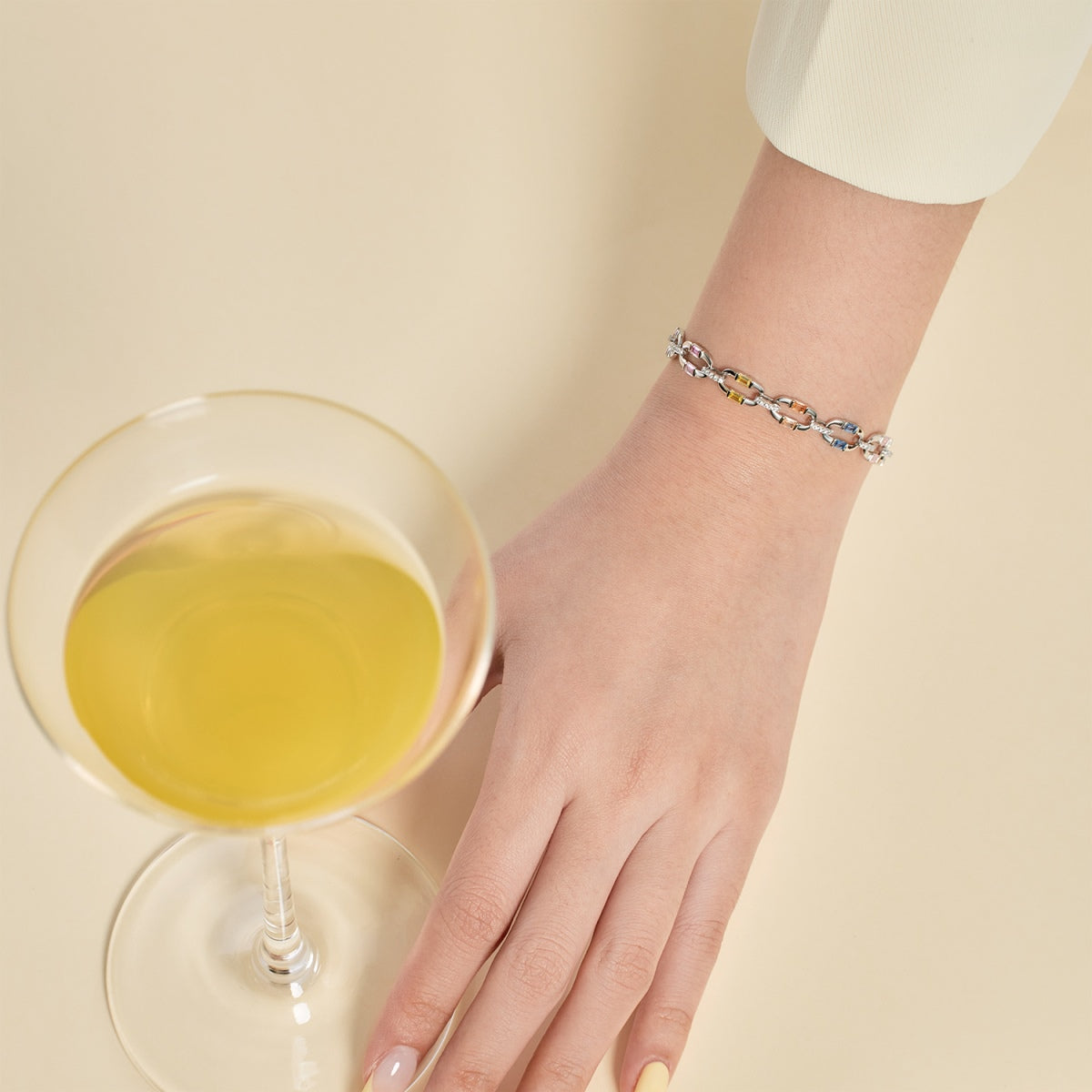 [ELAN LUXE]Dazzling Colorful Daily Bracelet