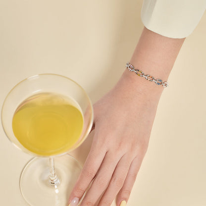 [ELAN LUXE]Dazzling Colorful Daily Bracelet