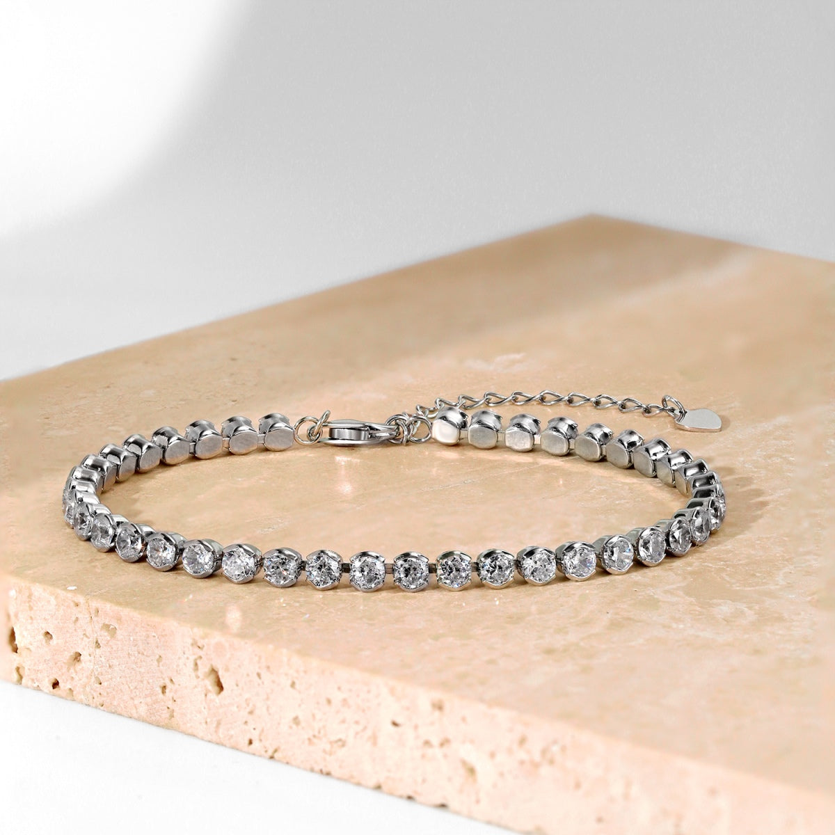 [ELAN LUXE]Dazzling Sparkling Round Cut Daily Bracelet