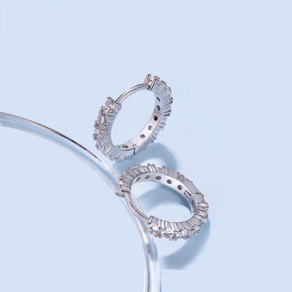 [ELAN LUXE]Radiant Colorful Round Cut Earrings