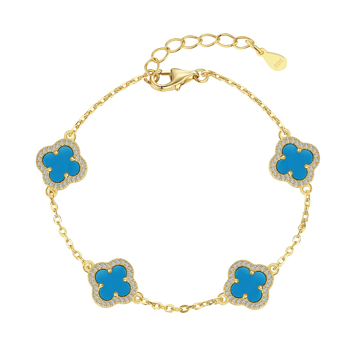 [ELAN LUXE]Four-Leaf Clover Exquisite Bracelet