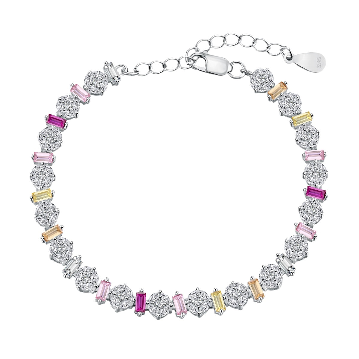 [ELAN LUXE]Radiant Colorful Round Shape Daily Bracelet