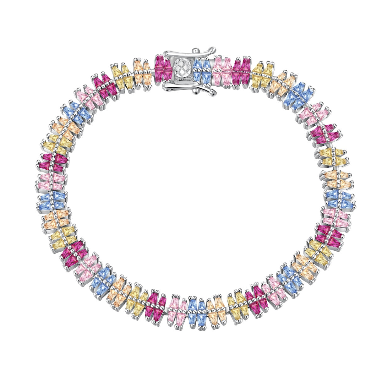 [ELAN LUXE]Sparkling Exquisite Multi Cut Party Bracelet