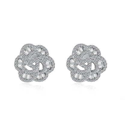 [ELAN LUXE]Exquisite Flower Shape Daily Earrings
