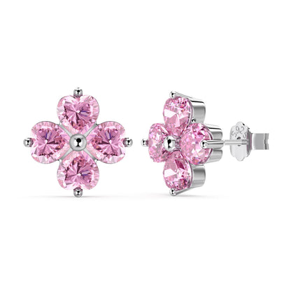 [ELAN LUXE]Four-Leaf Clover Ball Earrings