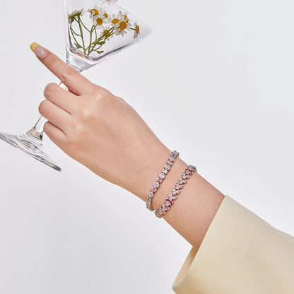 [ELAN LUXE]Dazzling Radiant Multi Cut Daily Bracelet