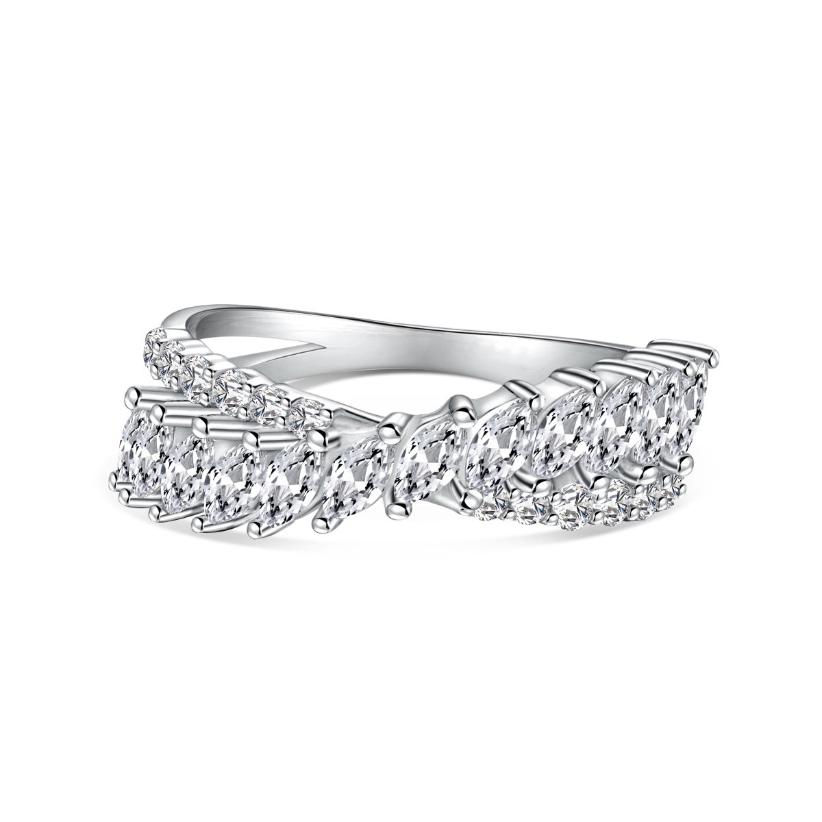[ELAN LUXE]Unique Colorful Marquise Cut Daily Ring
