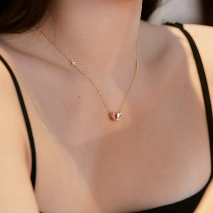 [ELAN LUXE]Unique Heart Shape Necklace