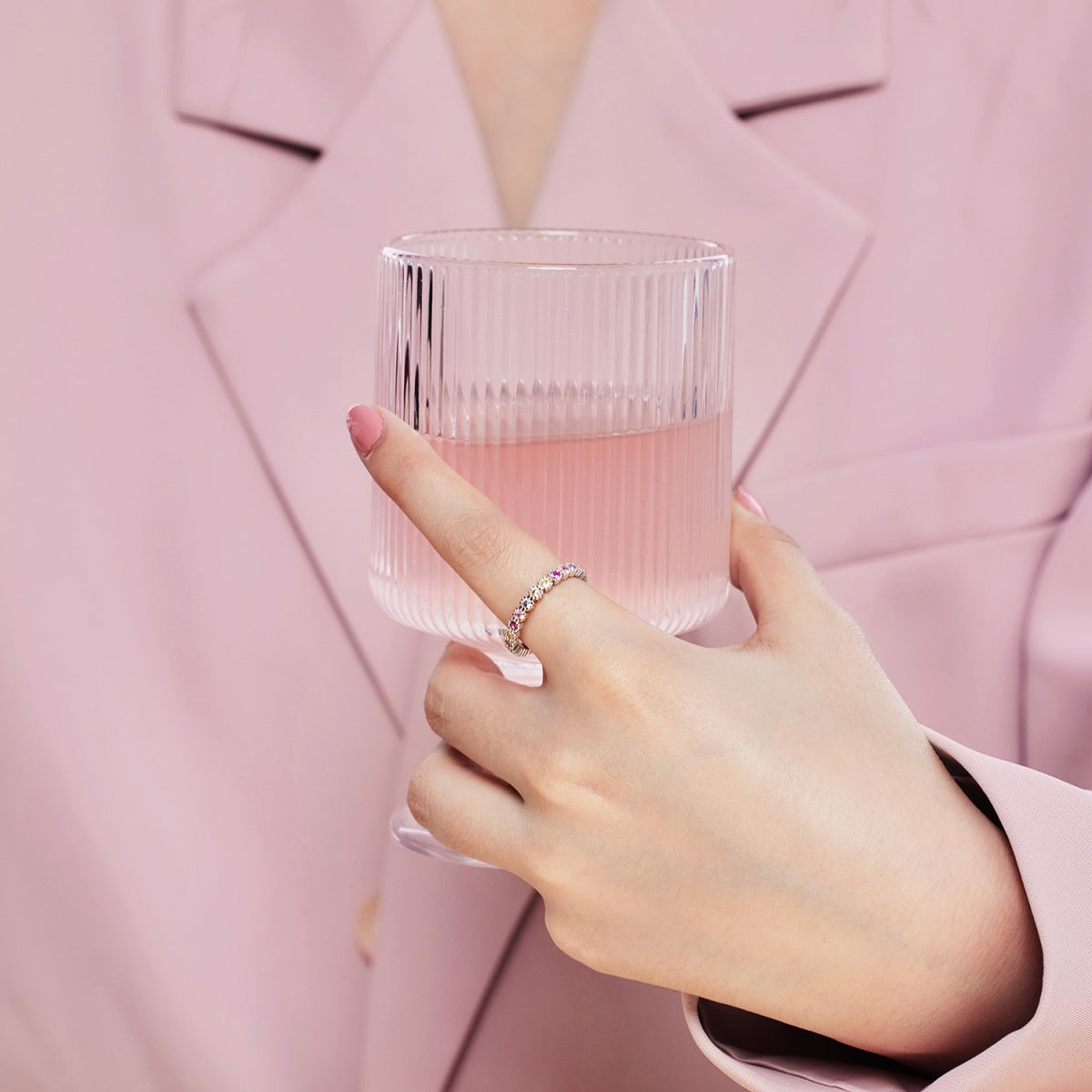 [ELAN LUXE]Exquisite Colorful Round Cut Party Ring