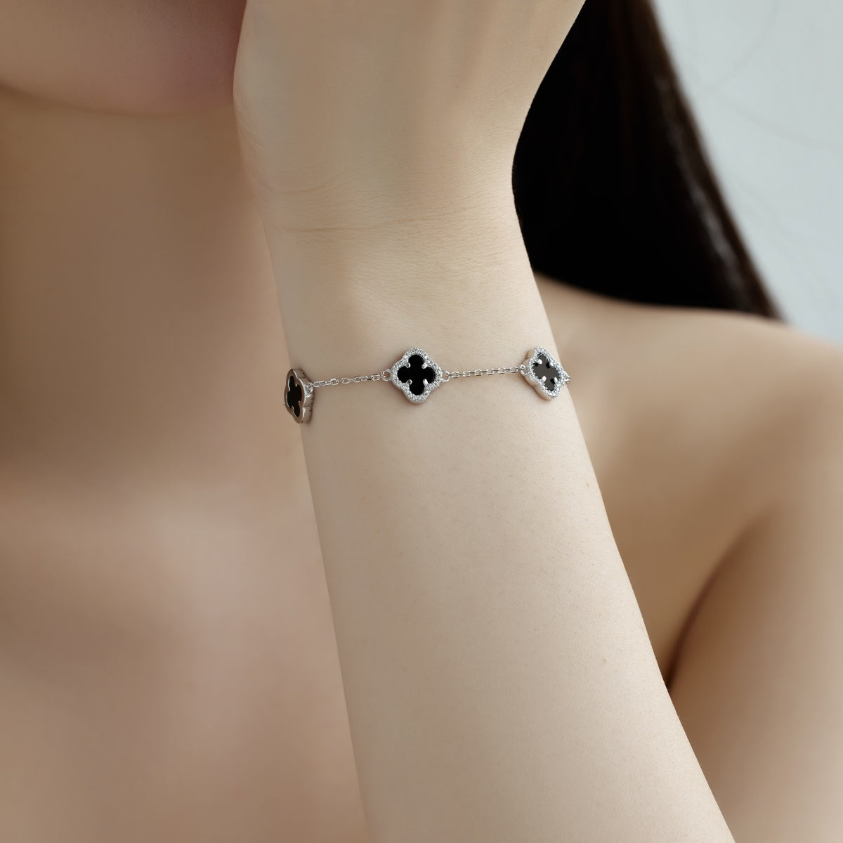 [ELAN LUXE]Four-Leaf Clover Exquisite Bracelet