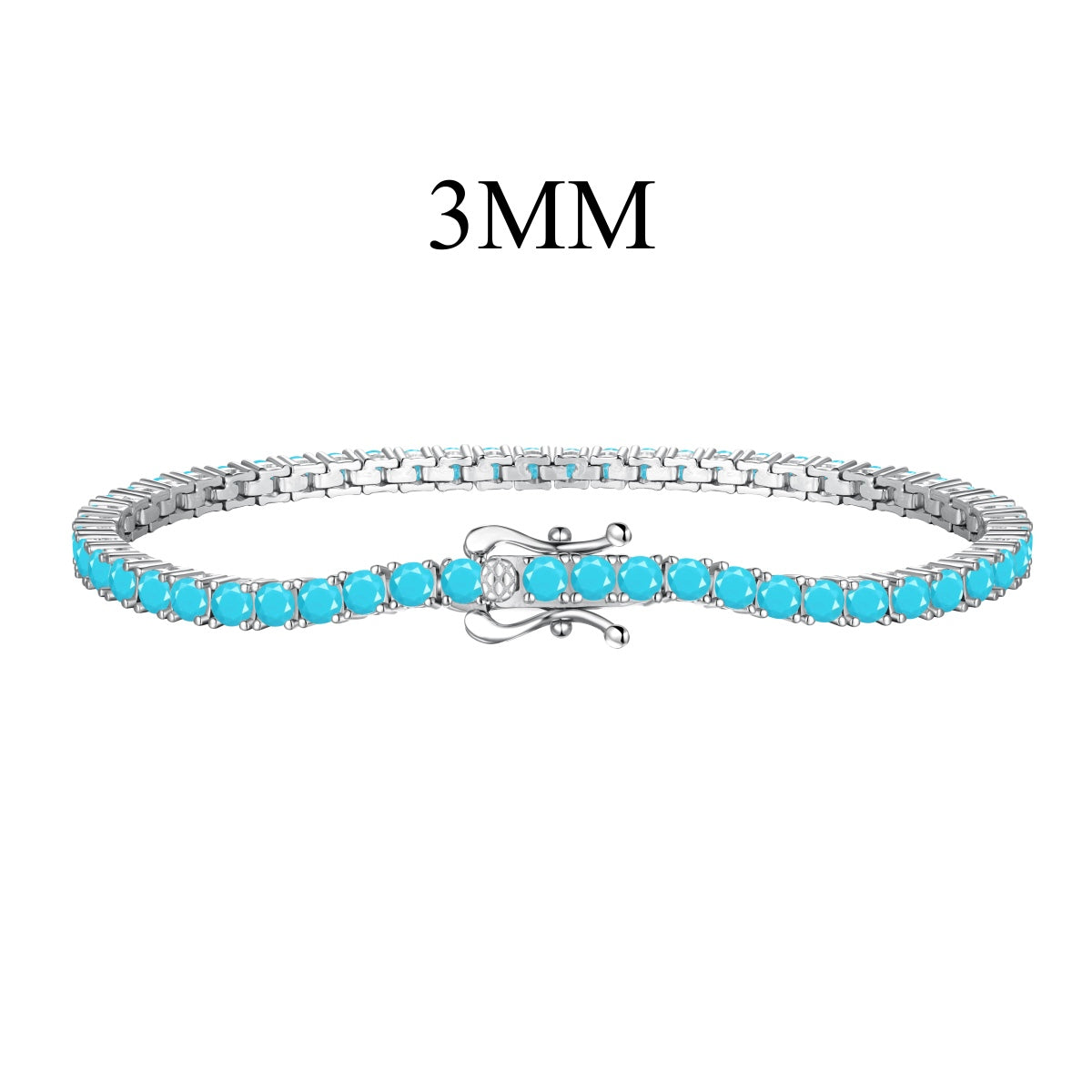 [ELAN LUXE]Dainty Charming Round Cut Tennis Bracelet