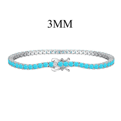 [ELAN LUXE]Dainty Charming Round Cut Tennis Bracelet