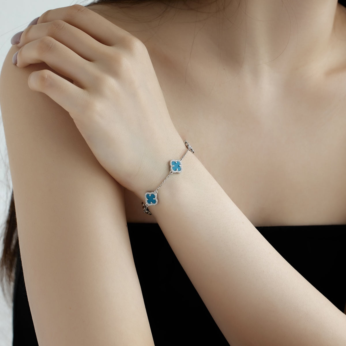 [ELAN LUXE]Four-Leaf Clover Exquisite Bracelet