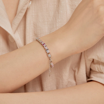 [ELAN LUXE]Unique Colorful Flower Shape Daily Bracelet