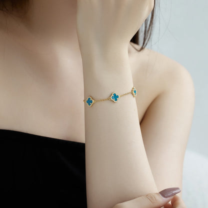 [ELAN LUXE]Four-Leaf Clover Exquisite Bracelet