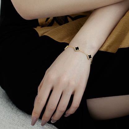 [ELAN LUXE]Four-Leaf Clover Exquisite Bracelet
