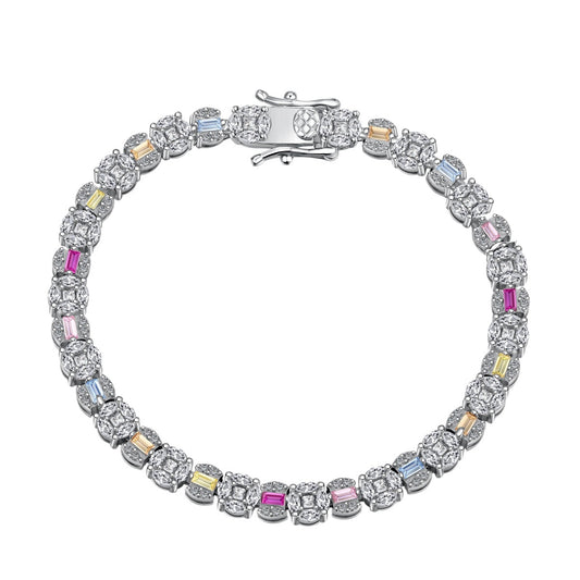 [ELAN LUXE]Dazzling Radiant Multi Cut Daily Bracelet