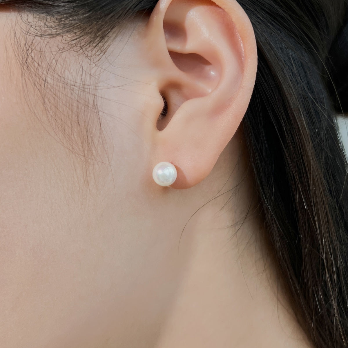 [ELAN LUXE]Delicate Pearl Earrings
