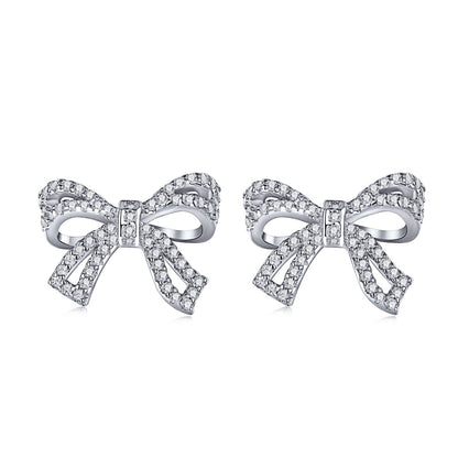 [ELAN LUXE]Dainty Bow Shape Earrings