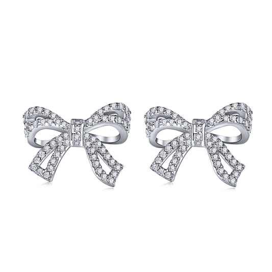 [ELAN LUXE]Dainty Bow Shape Earrings