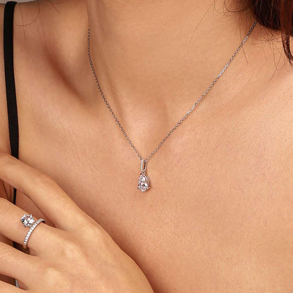 [ELAN LUXE]Delicate Water Drop Shape Fashion Necklace