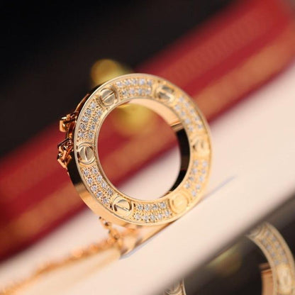 [ELAN LUXE]LOVE NECKLACE ADJUSTABLE ROSE GOLD