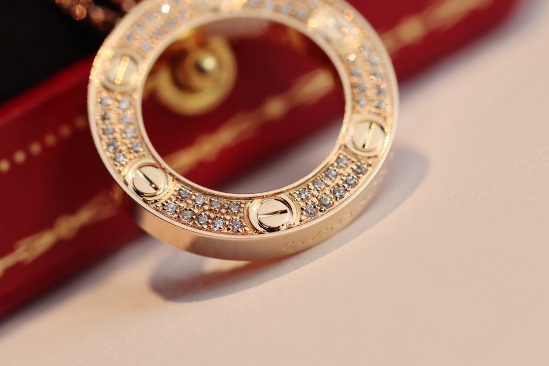 [ELAN LUXE]LOVE NECKLACE ADJUSTABLE ROSE GOLD