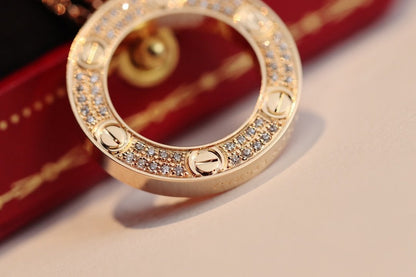 [ELAN LUXE]LOVE NECKLACE ADJUSTABLE ROSE GOLD
