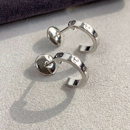 [ELAN LUXE]LOVE EARRINGS 2.65MM SILVER