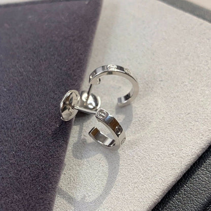 [ELAN LUXE]LOVE EARRINGS 2.65MM SILVER