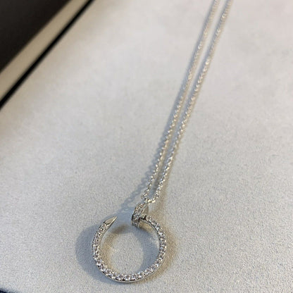 [ELAN LUXE]JUSTE NECKLACE SILVER DIAMONDS