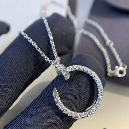 [ELAN LUXE]JUSTE NECKLACE SILVER DIAMONDS