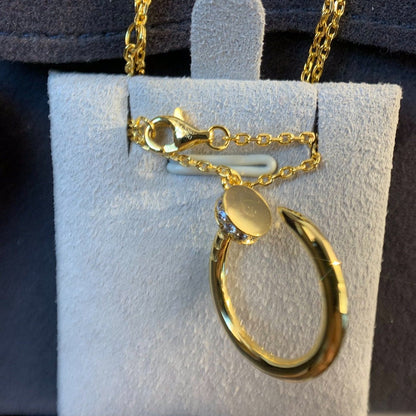 [ELAN LUXE]JUSTE NECKLACE GOLD DIAMONDS