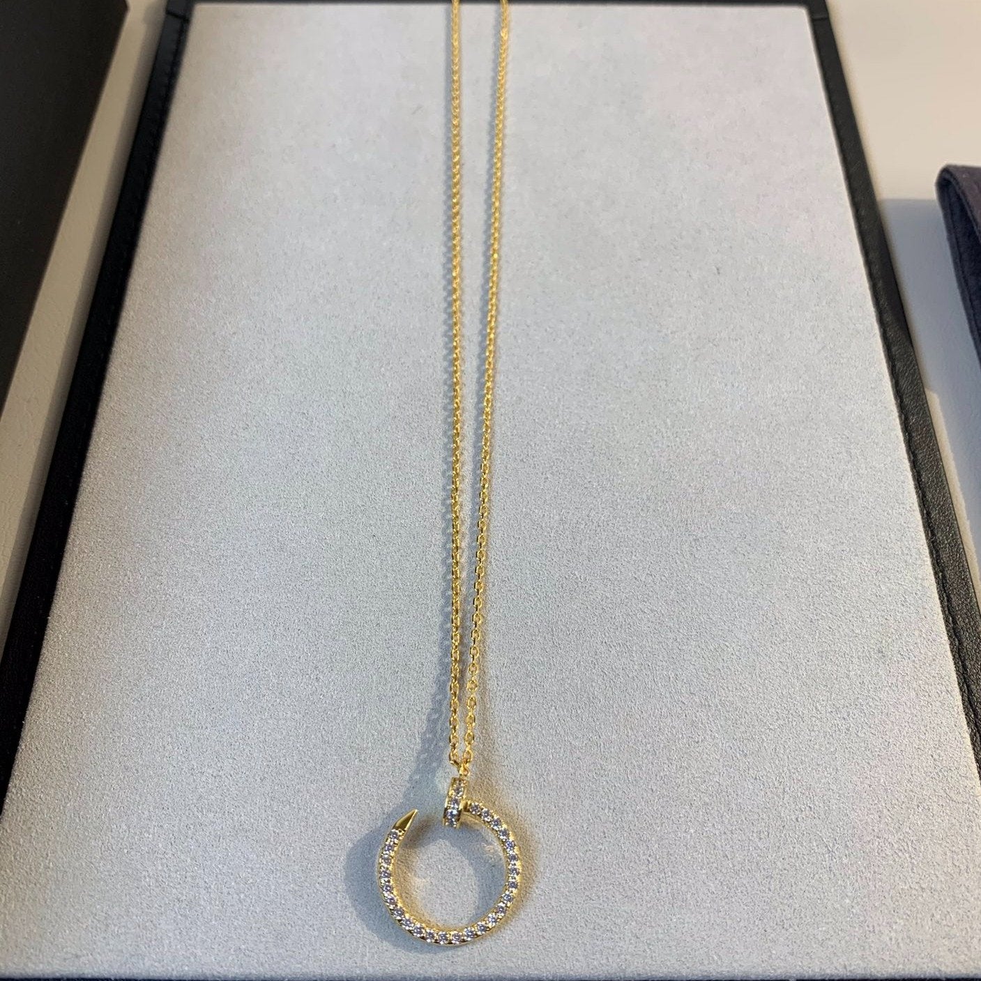 [ELAN LUXE]JUSTE NECKLACE GOLD DIAMONDS