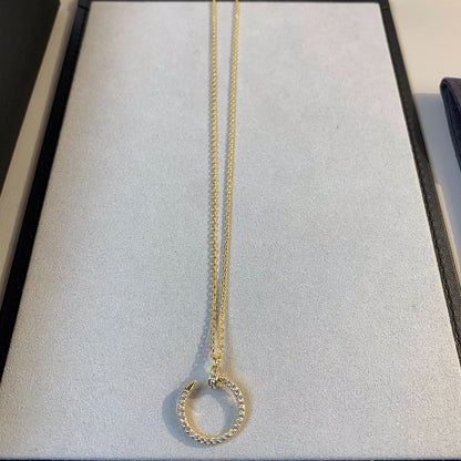 [ELAN LUXE]JUSTE NECKLACE GOLD DIAMONDS